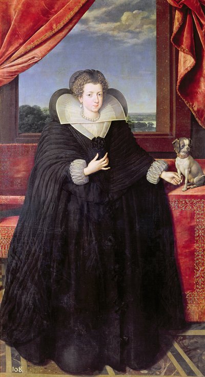 ブルボンのイザベラ（1602-44）スペインの女王、1615-22 作： Frans Pourbus the Younger